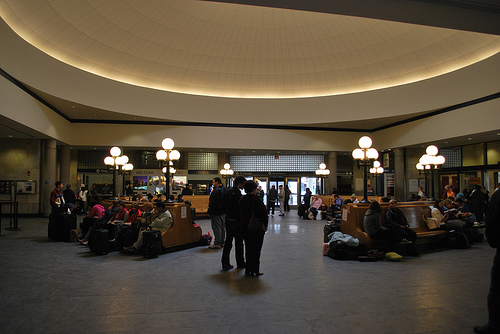 Interior of Providence Train Station