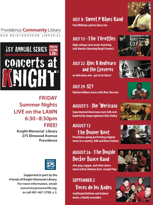 Providence Community Library Summer Concert Series